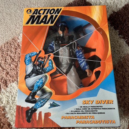 Vintage boxed action man - boxed, sky
