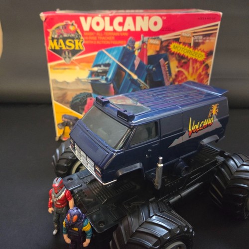 Vintage mask vehicle volcano - vintage,